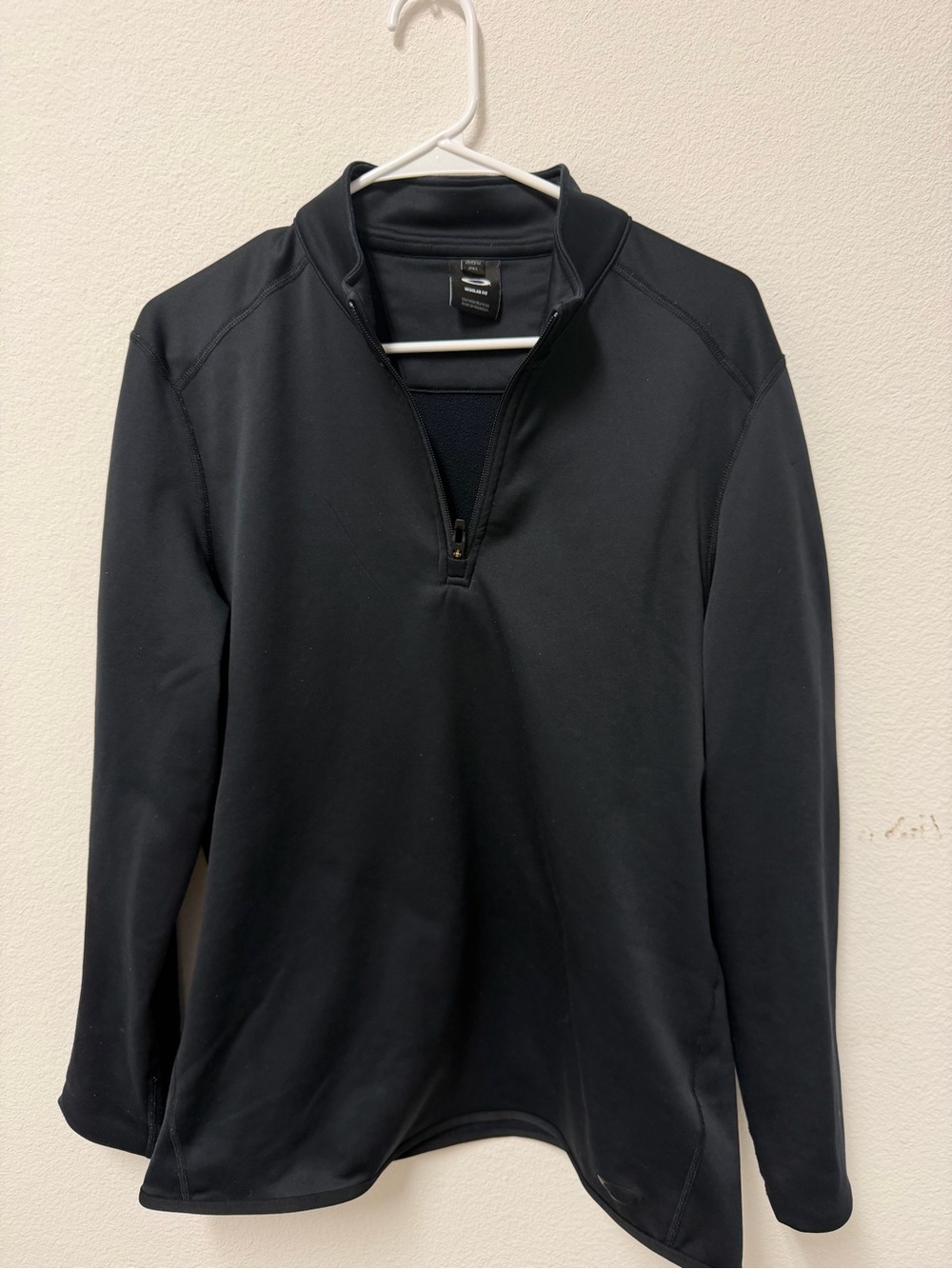 Oakley Men's Black Half-Zip Performance Sweater